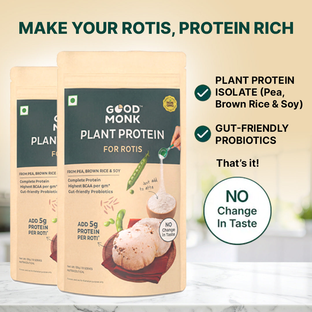 Add 5 gm Protein per Roti with No Change in Taste (For Family)
