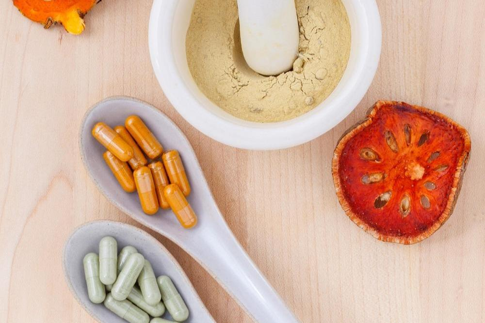 vitamin powder pill