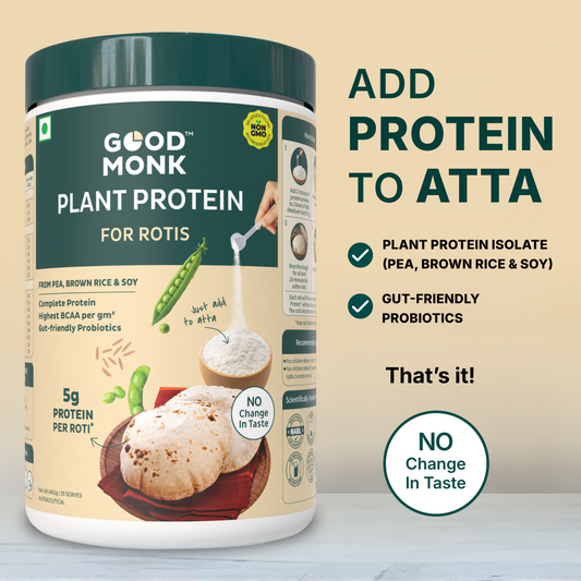 Plant Protein Powder for Rotis - Add to Atta (For Family)