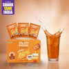 Instant Fruit Drink Mix - Natural Orange Powder, 50% Less Sugar, With 8 Vitamins & Minerals