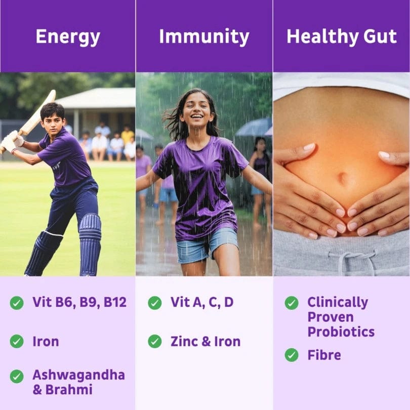 Family Nutrition Mix Value Pack Jar: Clinically Proven to improve Energy, Immunity & Gut Health Nutrition Mixes