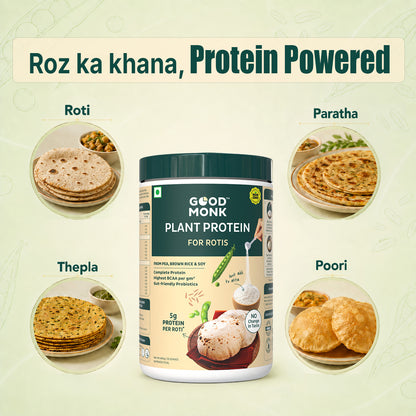 Plant Protein Powder for Rotis - Add to Atta