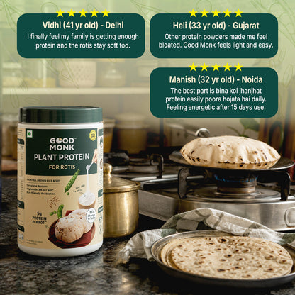 Plant Protein Powder for Rotis - Add to Atta